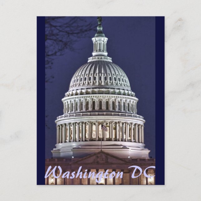 Postal C.C. de Washington (Anverso)