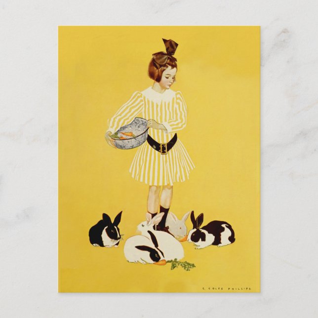 Postal C Coles Phillips  “Un amigo de la familia" (Anverso)