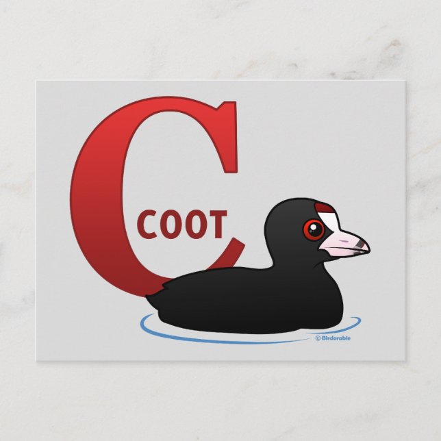 Postal C es para Coot (Anverso)