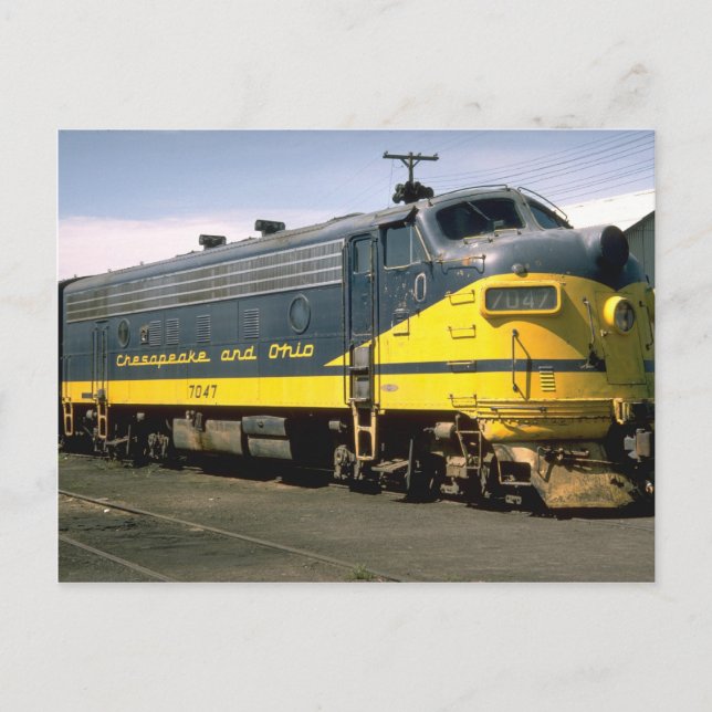 POSTAL C&O EMD F-7A (Anverso)