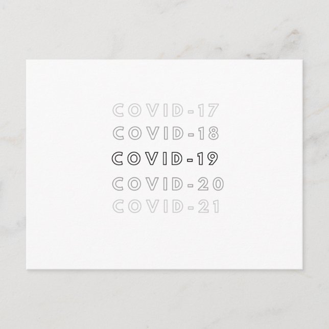Postal c o v i d (Anverso)