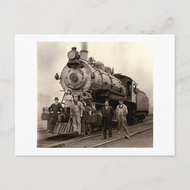 Postal C. Tren ferroviario de 1905 (Anverso)