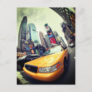 Postal Cab amarillo de Nueva York