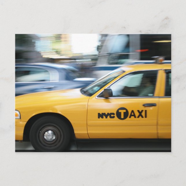 Postal Cab de Nueva York (Anverso)