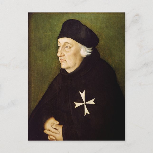 Postal Caballero de la Orden de Malta, 1534 (Anverso)