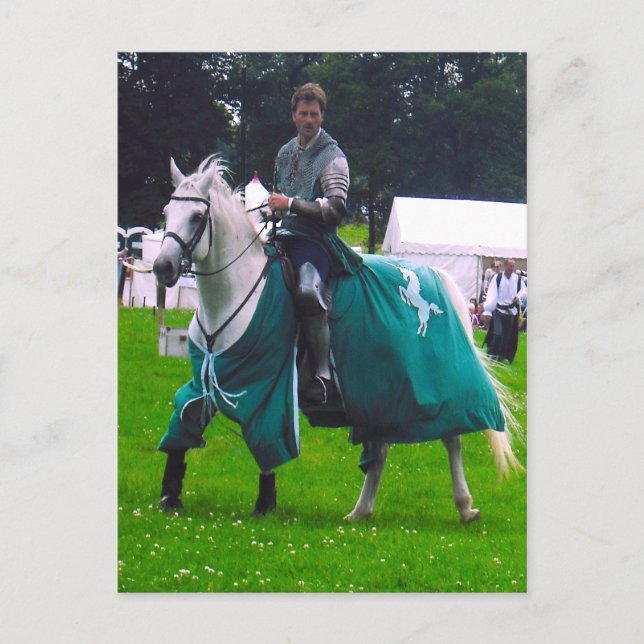 Postal caballero único (Anverso)