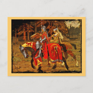 Postal Caballero y caballerosidad de Maiden