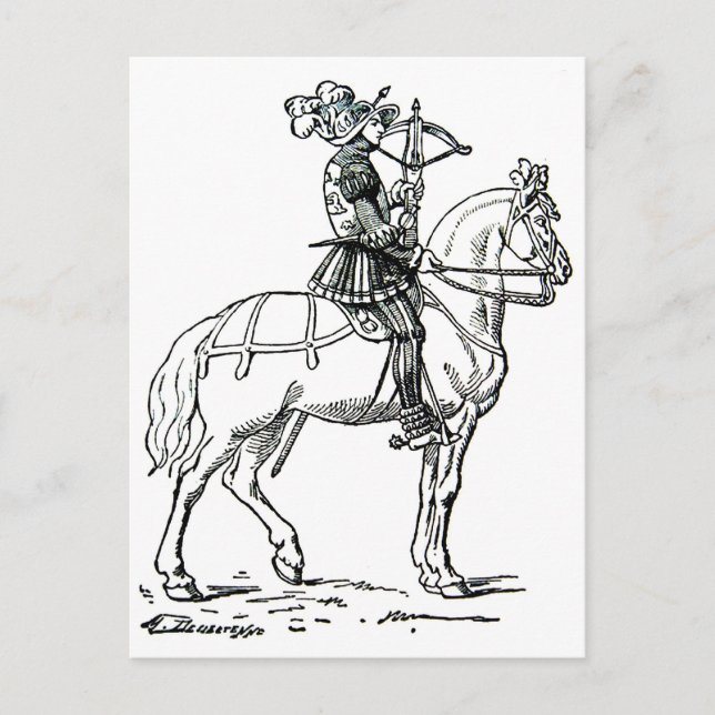 Postal caballeros armador-7 (Anverso)