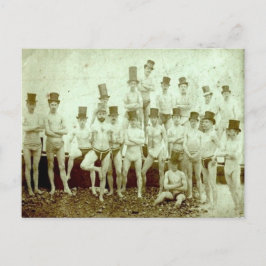 Postal Caballeros Nadadores
