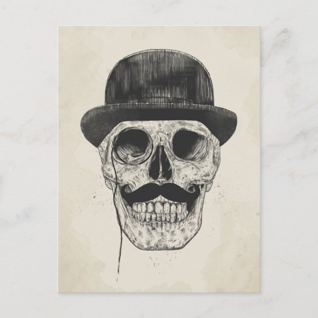 Postal Caballeros nunca mueren (Anverso)