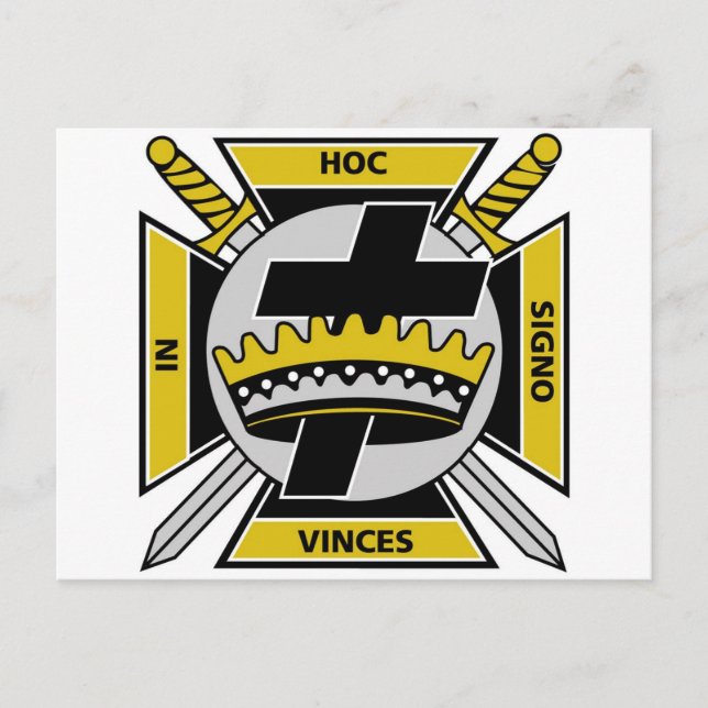 Postal Caballeros Templarios (Anverso)