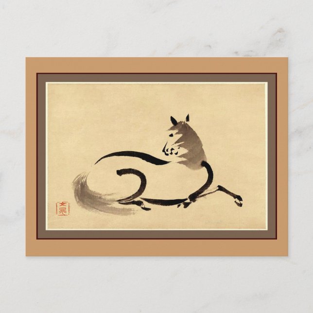 Postal Caballo (Anverso)