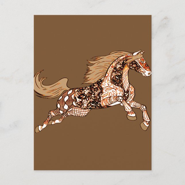 Postal Caballo 3 (Anverso)