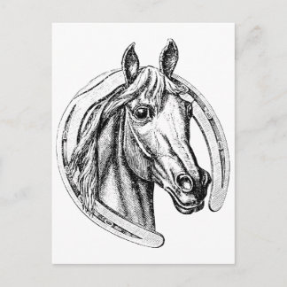 Postal Caballo Afortunado