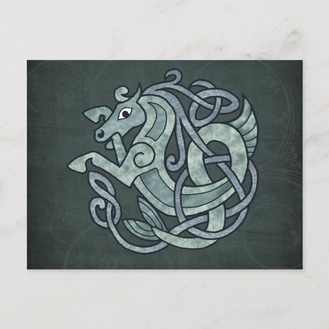 Postal Caballo Celta (Anverso)