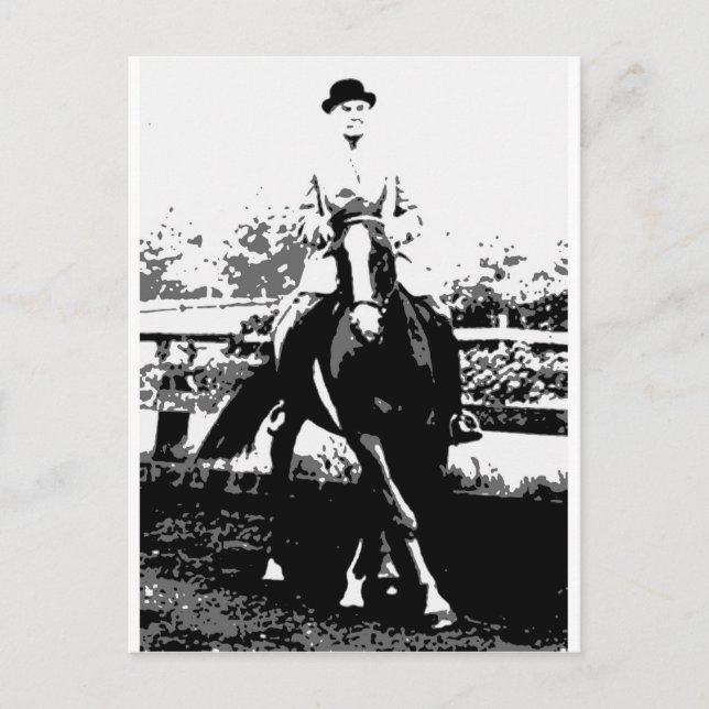 Postal Caballo clásico 14 (Anverso)