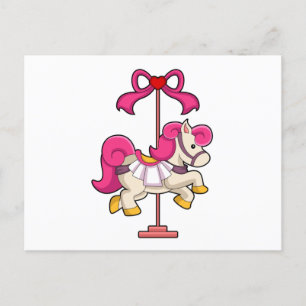 Postal Caballo como caballito de carrusel.PNG
