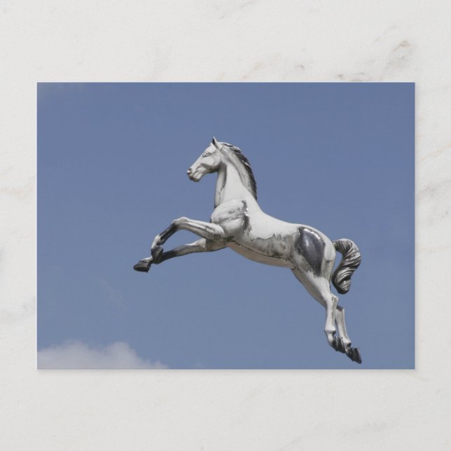 Postal Caballo de carrusel (Anverso)