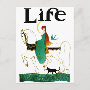 POSTAL CABALLO DE "DAMA SUERTE"