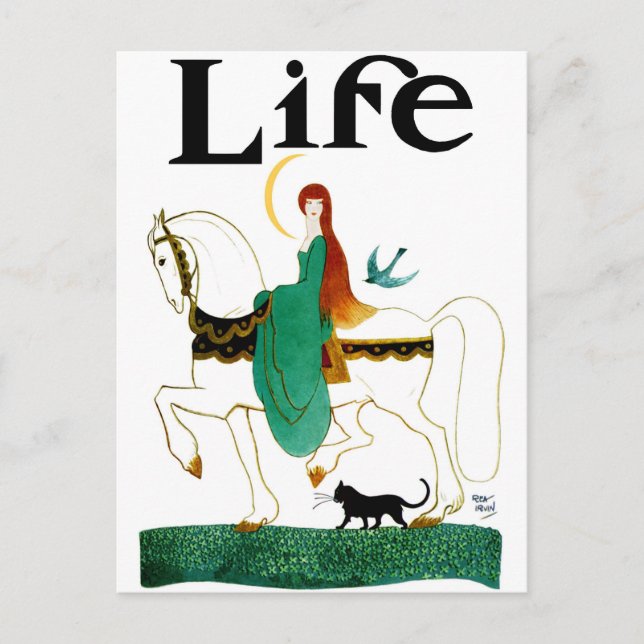 POSTAL CABALLO DE "DAMA SUERTE" (Anverso)