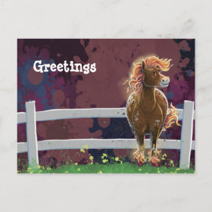 Postal Caballo de Fuego