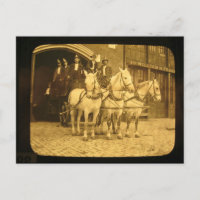 Caballo de gancho y empresa de bomberos de carga -