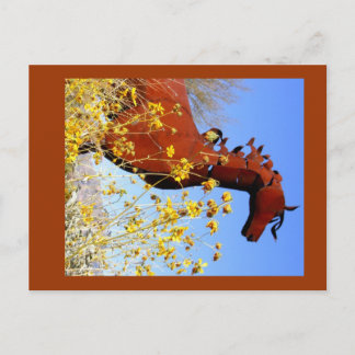 Postal "Caballo de hierro"