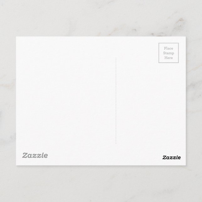 Postal Caballo de hierro 3 cabezas (Reverso)