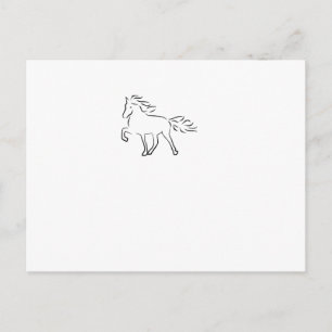 Postal Caballo de Islandia