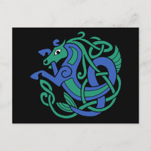 Postal Caballo de mar Hippocampus Celta