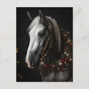 Postal Caballo de navidades