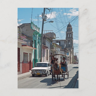 Postal Caballo de taxi