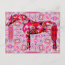 Postal caballo de un color diferente