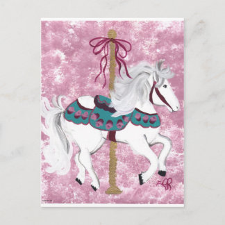 Postal Caballo del carrusel