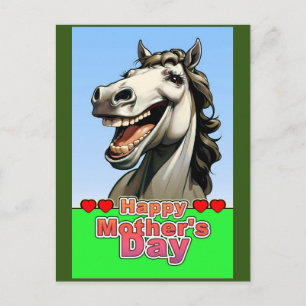 Postal caballo del día de la madre