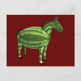 Postal Caballo del Día Nacional de la sandía