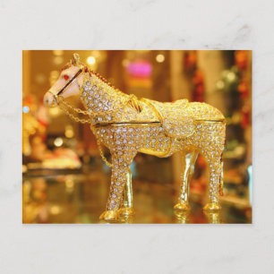 Postal Caballo dorado