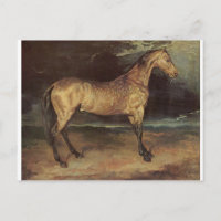 Caballo en la tormenta por Theodore Gericault