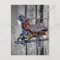 Caballo En La Valla De Corral En Occidente