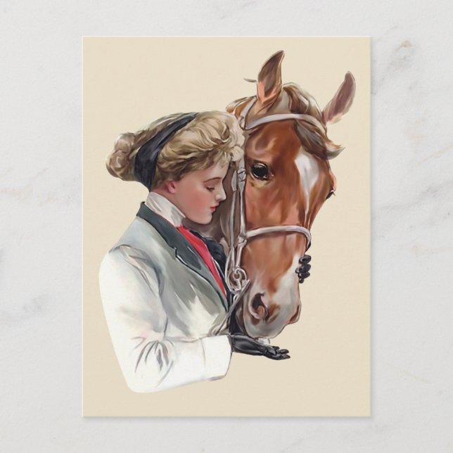 Postal Caballo favorito (Anverso)
