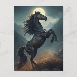 Postal caballo majestuoso