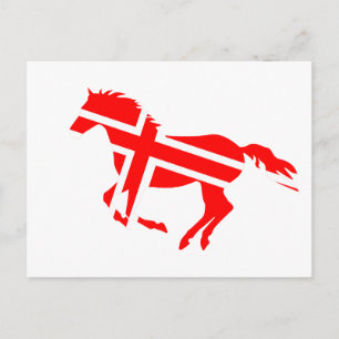 Postal Caballo marcado
