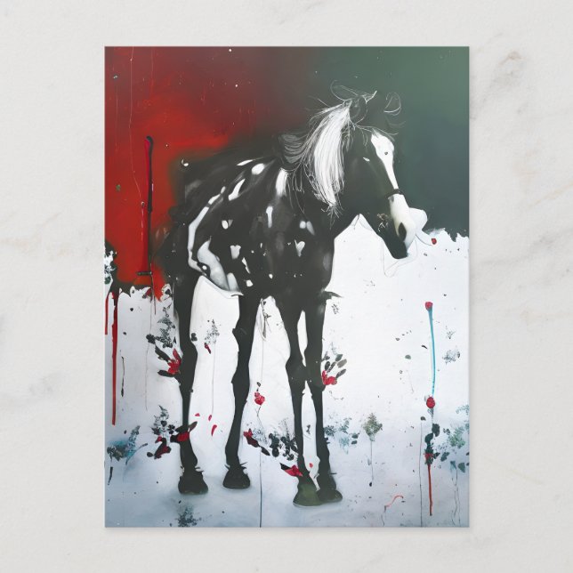 Postal Caballo Pinto (Anverso)