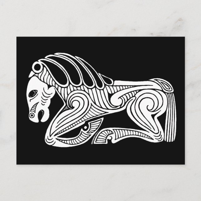 Postal Caballo scythiano (Anverso)