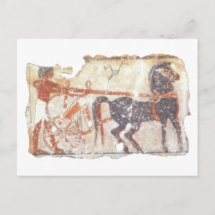 Postal Caballo y carruaje