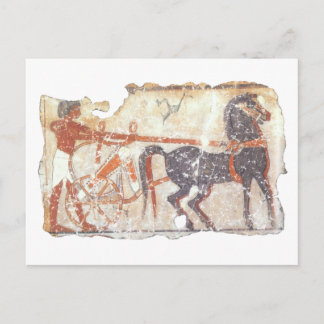 Postal Caballo y carruaje