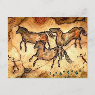 Postal Caballos de Cuevas **
