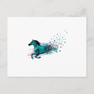 Postal Caballos de herradura dicen consejos de regalo
