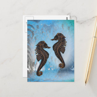 Postal Caballos de mar