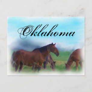 Postal Caballos de Oklahoma